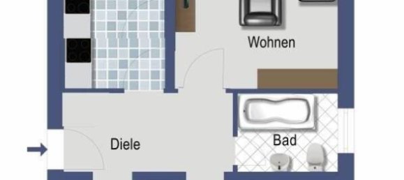 3-Zimmer Wohnung in Düsseldorf, Germany, Nr. 9435 2
