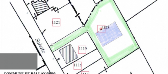 Земельный участок 1085м² в Балле, Франция № 44543 2
