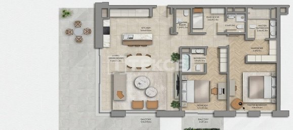 Apartamento T3 em Yas Island, UAE N.º 40465 10