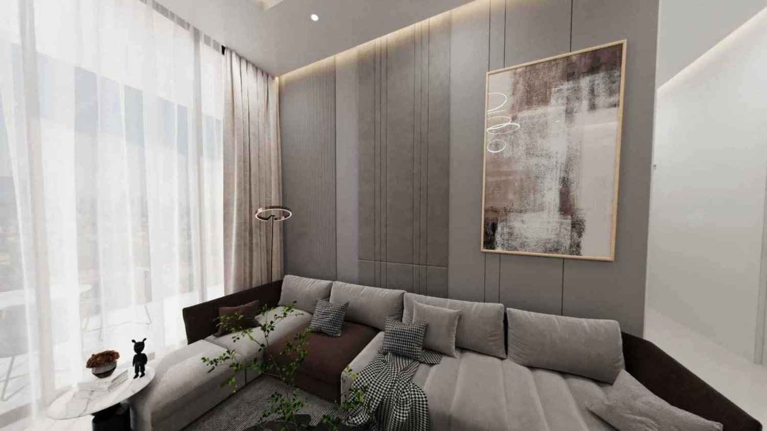 1 غرف نوم شقة في THE GOLF RESIDENCES, Arjan, UAE رقم 62085