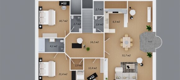 4 rooms Penthouse in Salzburg, Austria No. 161525 14