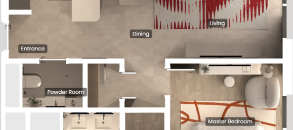 Apartamento de 1 dormitorio en Al Marjan Island, UAE No. 106623 5