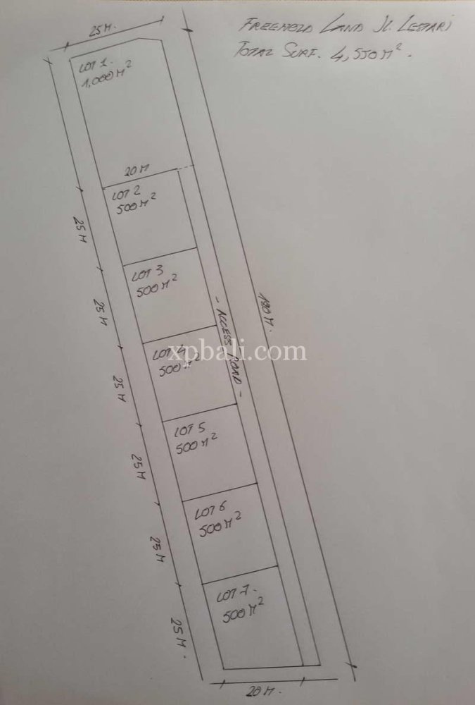 Земельный участок 9600м² в Tampaksiring, Индонезия № 4152
