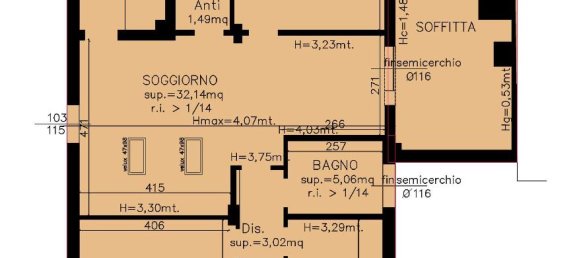 7 rooms Apartment in Modena, Italy No. 177830 17