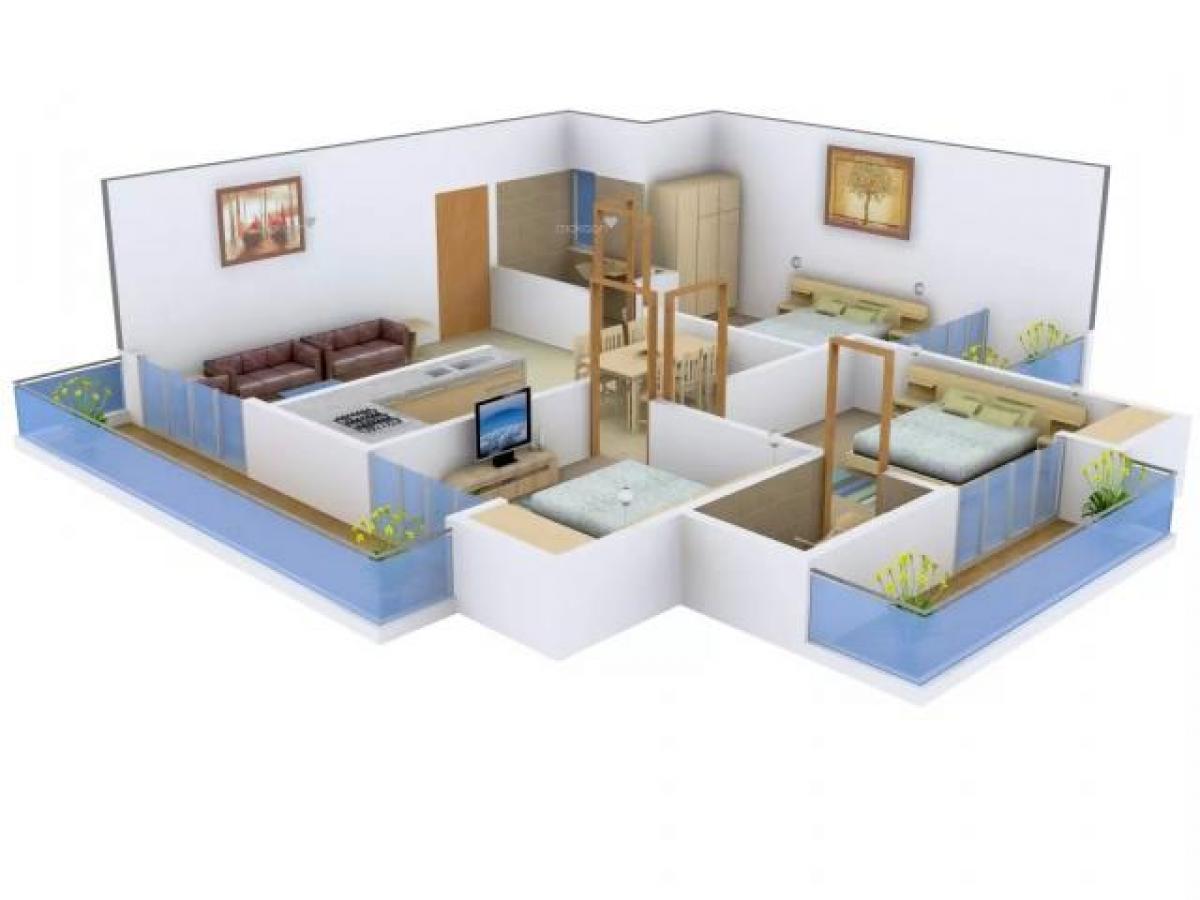 3 chambres Maison à Ghaziabad, India No. 54198