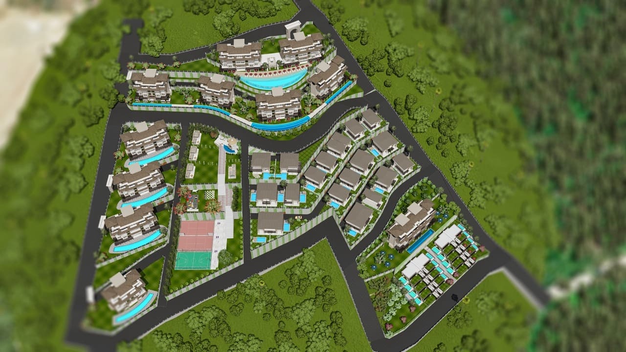 Penthouse 2+1 in Exodus Premium Town, Kargicak, Turkey No. 35748