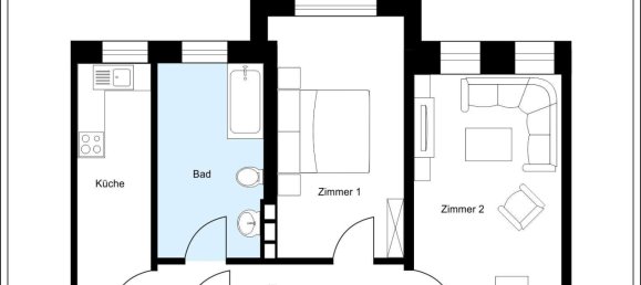 Apartamento de 2 divisões em Friedrichshain, Germany N.º 342840 3