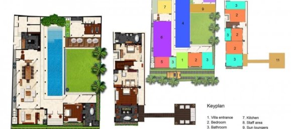 4 dormitorios villa en alquiler en Seminyak, Badung, Bali, Indonesia № 2946 22