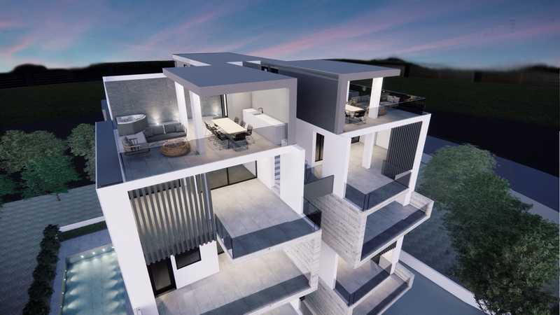 Пентхаус с 3 спальнями в Гермасойя, Кипр № 14940