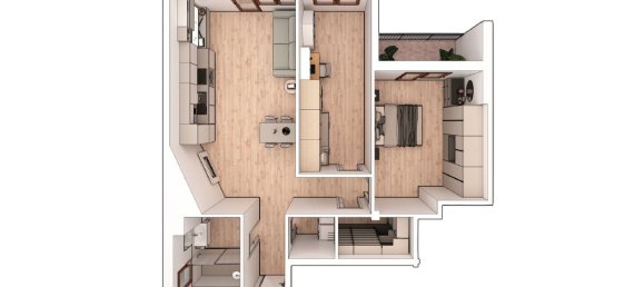 3غرفة شقة في Rome, Italy رقم 199773 48