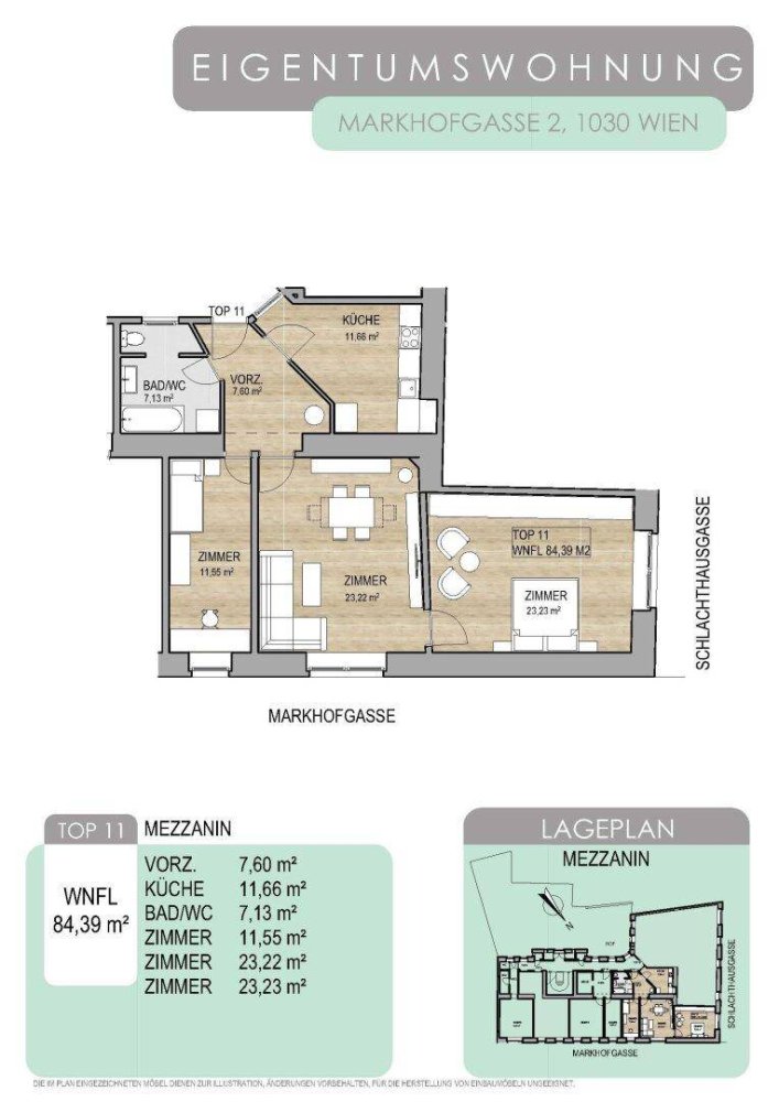 3 rooms Apartment in Vienna, Austria No. 240538