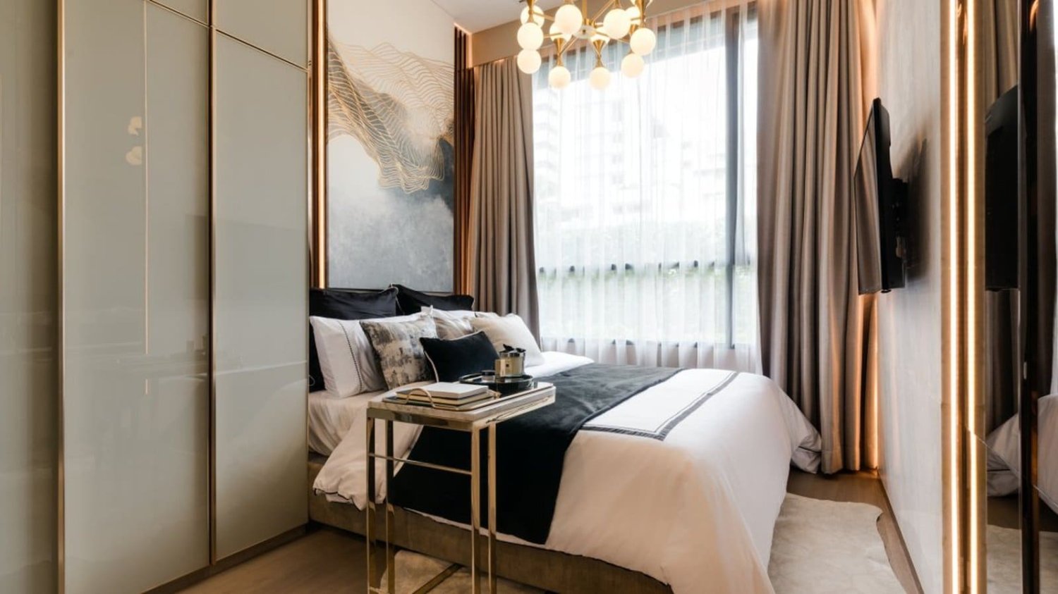 شقة 1 غرف نوم  في Park Origin Phayathai Bangkok, Thailand رقم 28335