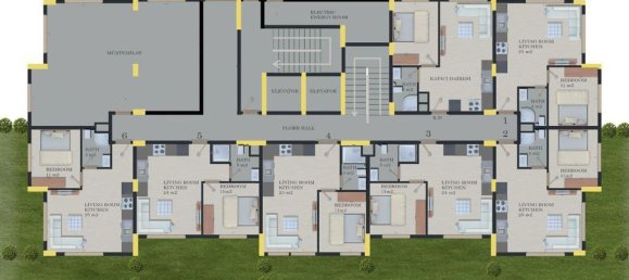 Apartment 1+1 in Okurcalar, Turkey No. 31342 29