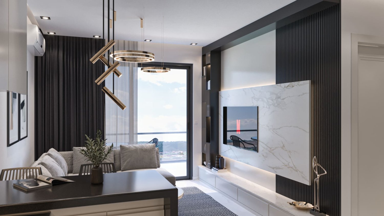 Apartamento 1+1 em Seda Diamond, Alanya, Turkey N.º 36223