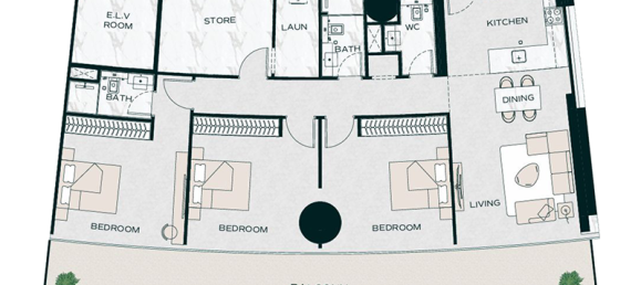 Studio à Business Bay, UAE No. 121586 11