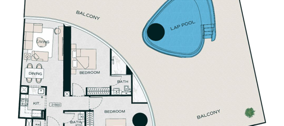 Studio à Business Bay, UAE No. 121586 10