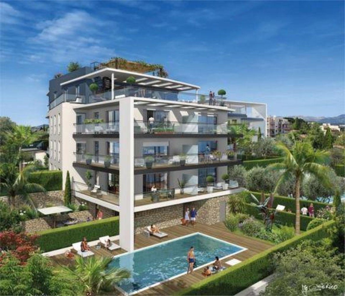 Condominio de 2 dormitorios en Antibes, France No. 10773