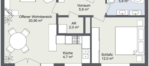 2-Zimmer Wohnung in Leobersdorf, Austria, Nr. 77263 18