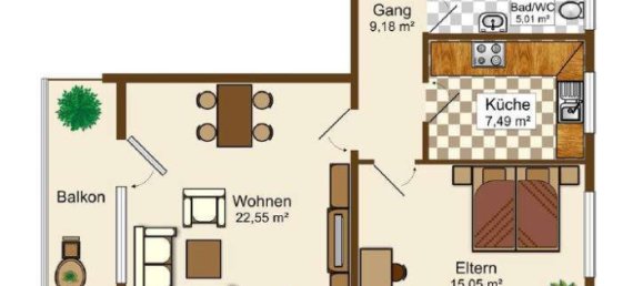 3-Zimmer Wohnung in Augsburg, Germany, Nr. 20841 19