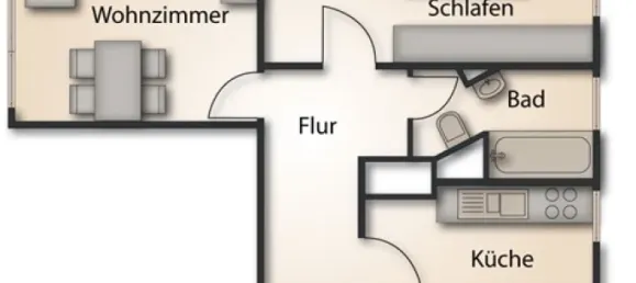 1 Schlafzimmer Wohnung in Wilmersdorf, Germany, Nr. 48596 22