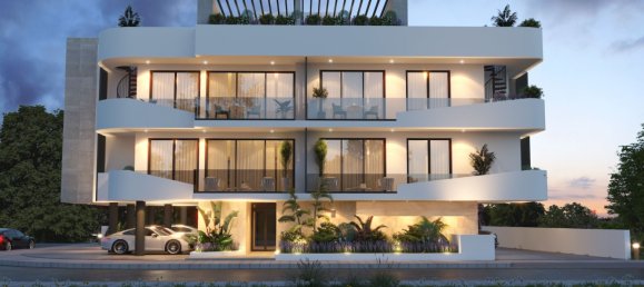 Квартира с 2 спальнями в Ливадия, Кипр № 17202 2