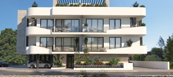 Квартира с 2 спальнями в Ливадия, Кипр № 17202 17