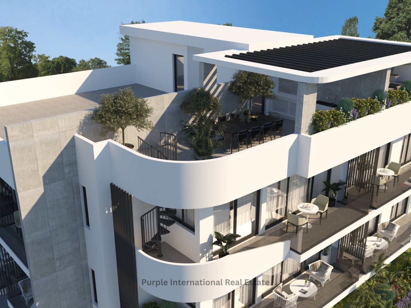 Квартира с 2 спальнями в Ливадия, Кипр № 17202