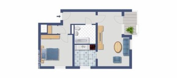 2 rooms Apartment in Essen, Germany No. 6577 2