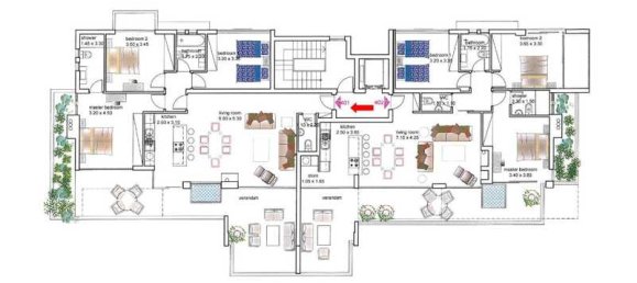 3 Schlafzimmer Wohnung in Limassol, Cyprus, Nr. 7788 2