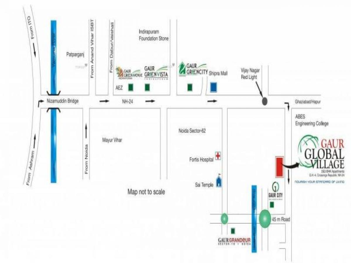 3 bedrooms House in Ghaziabad, India No. 54958