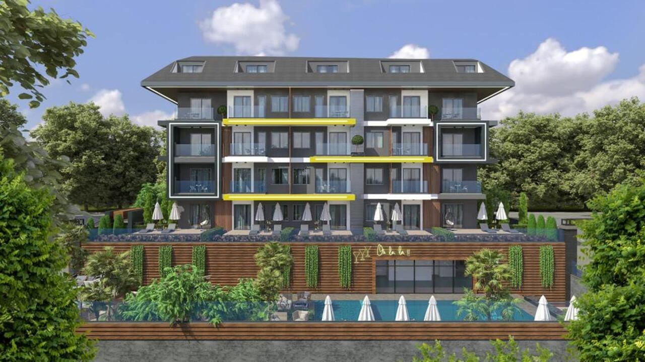 شقة 2+1 في Elisya, Kestel, Turkey رقم 35888