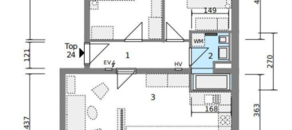 3غرفة شقة في Vienna, Austria رقم 151033 24