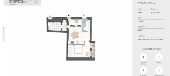 2 rooms Apartment in Bologna, Italy No. 268030 48
