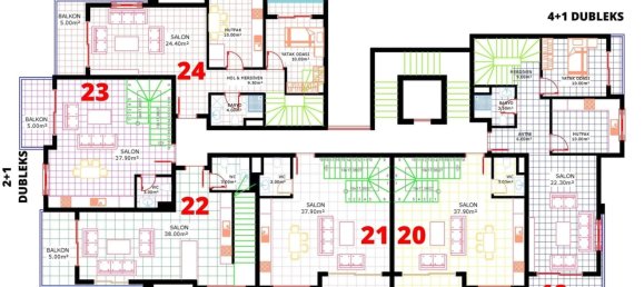 Apartment 1+1 in Oba, Turkey No. 31251 19