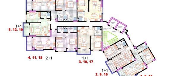 Apartment 1+1 in Oba, Turkey No. 31251 21