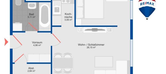 Apartamento de 2 habitaciónes en Favoriten, Austria No. 136614 10