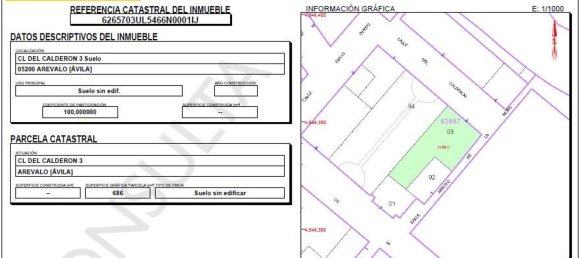 Terreno em Arevalo, Spain 686 m² N.º 68935 7