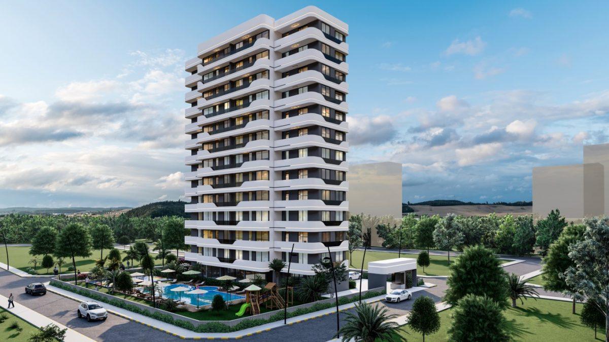 Apartamento de 2 habitaciónes en Erdemli, Turkey No. 29937