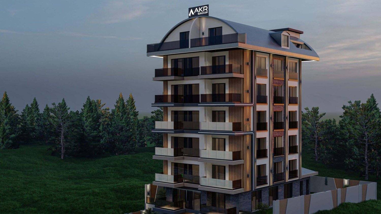 Apartment 1+1 in Kavi Suite, Kargicak, Turkey No. 38699