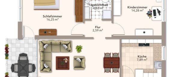 3 rooms Apartment in Main-Kinzig, Germany No. 245675 11