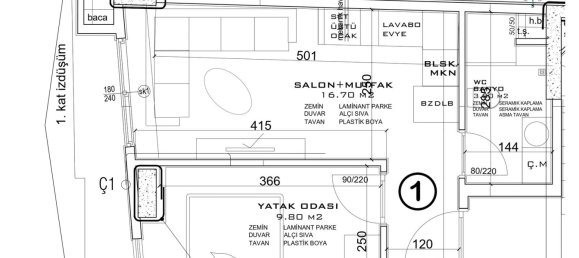 Apartment 1+1 in Alanya, Turkey No. 8960 2