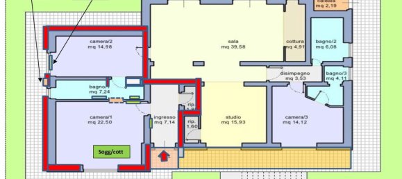 7 rooms Villa in Sarzana, Italy No. 251043 23