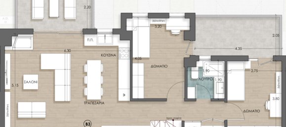 3 Schlafzimmer Property in Thermi, Greece, Nr. 1851 3