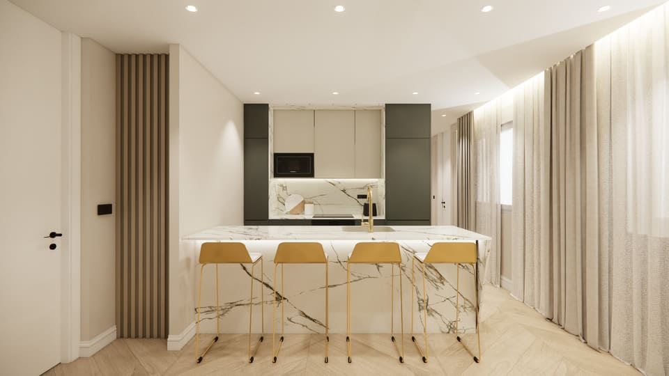 3 bedrooms Apartment in Madrid, Spain No. 114484