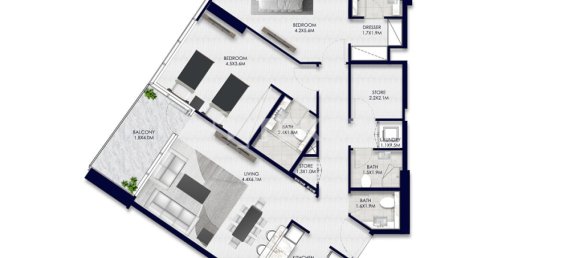 1 bedroom Apartment in Yas Island, UAE No. 40952 11