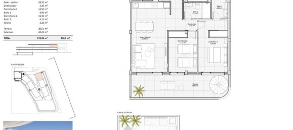 Penthouse T2 em Adeje, Spain N.º 24778 19