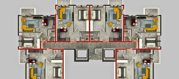 Ático de 2 habitaciónes en Alanya, Turkey No. 9878 12