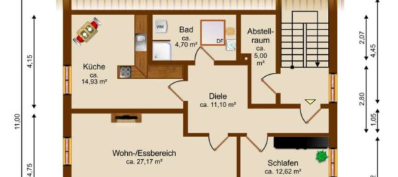 2-salle Appartement à Augsburg, Germany No. 315106 16
