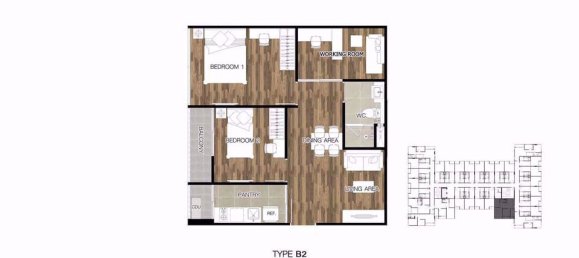 2 bedrooms Condo in Khlong San, Thailand No. 10041 12