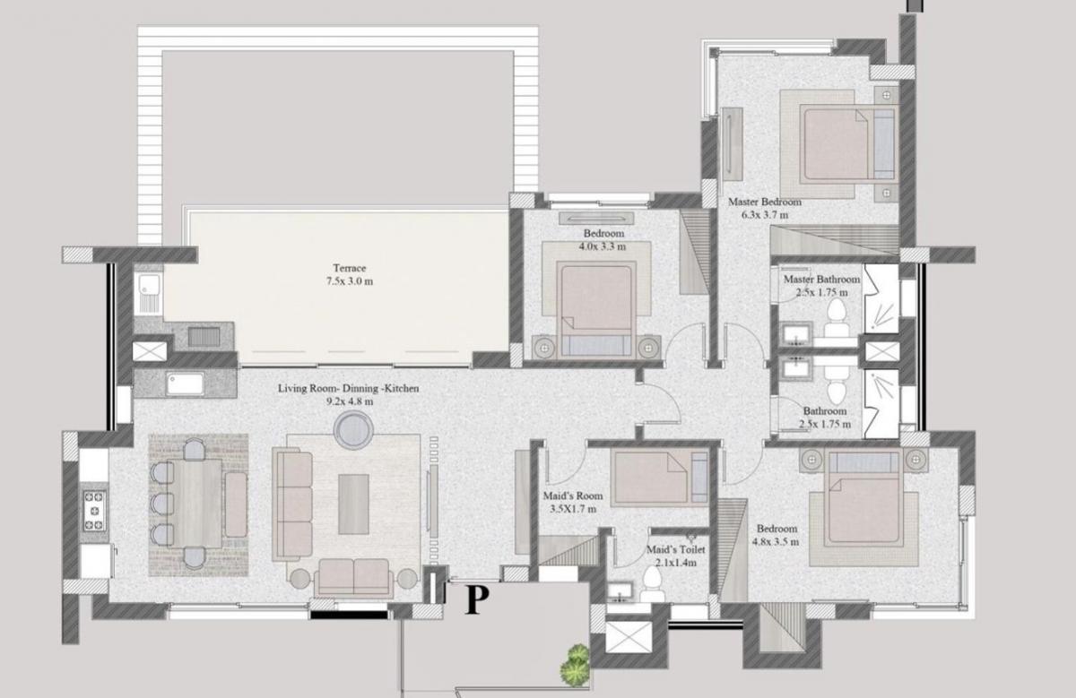 Casa de 4 dormitorios en Red Sea, Egypt No. 2187